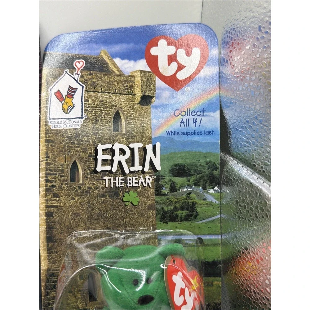 TY BEANIE BABIES MCDONALD'S INTERNATIONAL‎ BEARS SET OF 4 RARE COLLECTABLE
